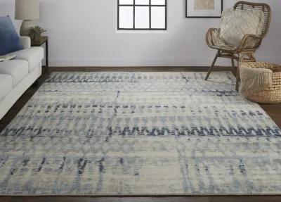 Palomar 6631F Blue/Tan 2'6" x 8' Rug