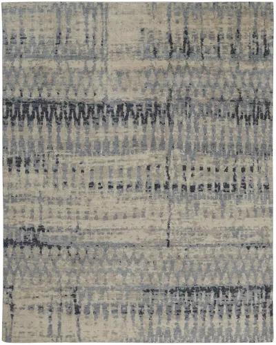 Palomar 6631F Blue/Tan 2'6" x 8' Rug