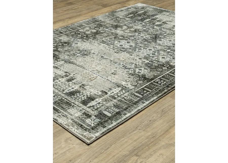 Gemini 6'7" x 9'6" Charcoal Rug