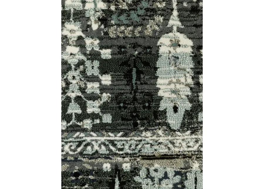 Gemini 6'7" x 9'6" Charcoal Rug