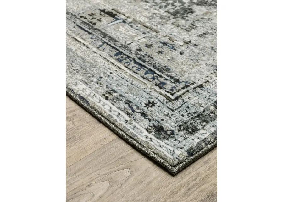 Gemini 6'7" x 9'6" Charcoal Rug