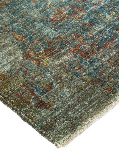 Lomita LO4 Green 2'6" x 7'8" Rug