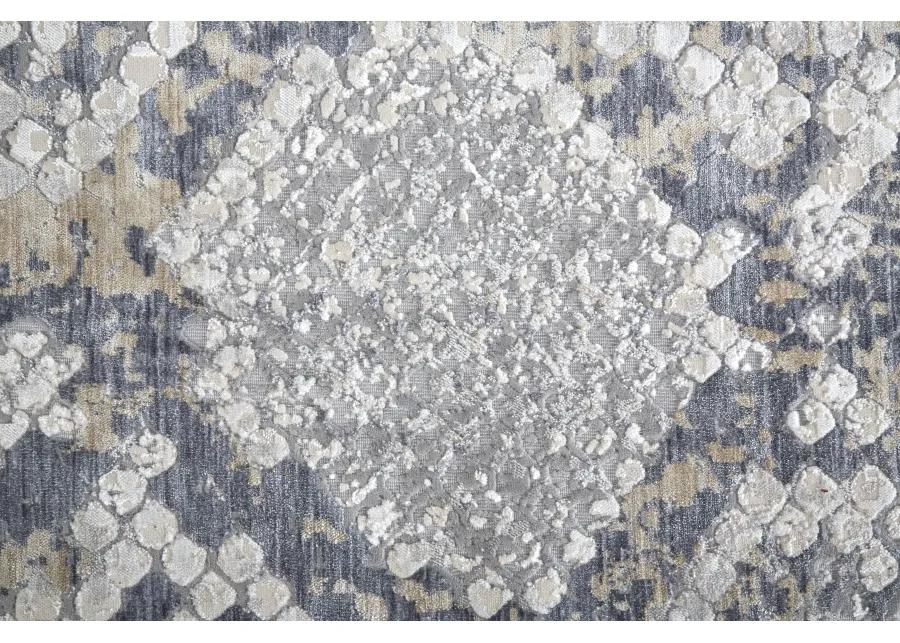 Laina 39GIF Silver/Gray/Blue 2' x 3' Rug