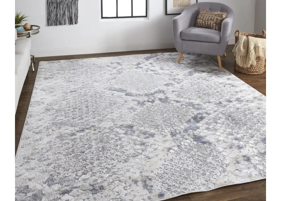 Laina 39GIF Silver/Gray/Blue 2' x 3' Rug