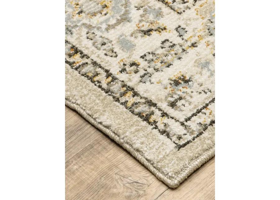 Andorra 2'6" x 12' Beige Rug