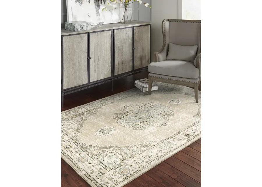 Andorra 2'6" x 12' Beige Rug