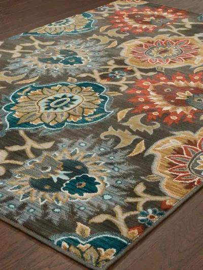 Sedona 1'10" x 3' Charcoal Rug