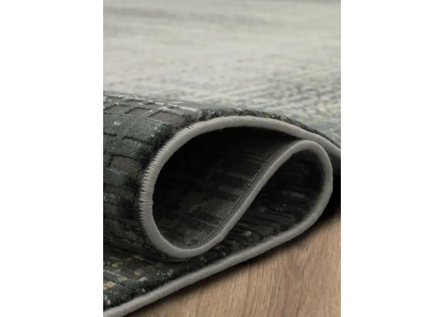 Tryst Turin Anthracite 2' 6" X 8' Rug