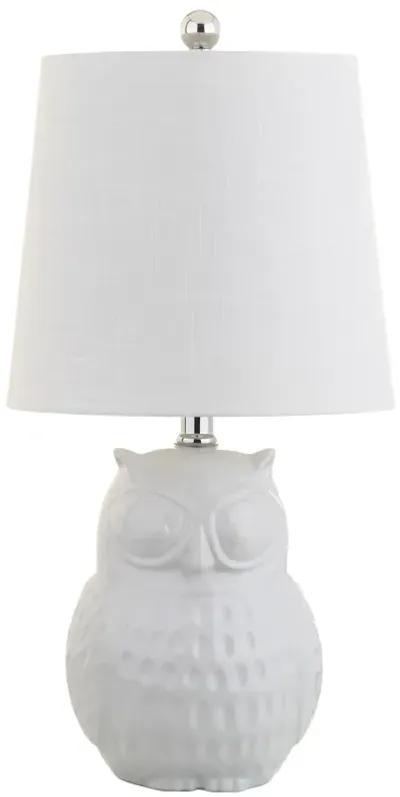 Hoot Ceramic Mini LED Table Lamp