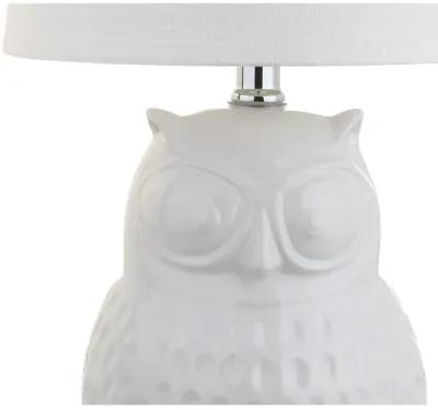 Hoot Ceramic Mini LED Table Lamp