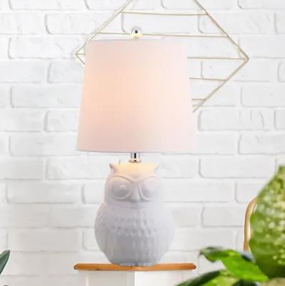 Hoot Ceramic Mini LED Table Lamp