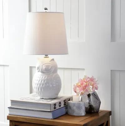 Hoot Ceramic Mini LED Table Lamp