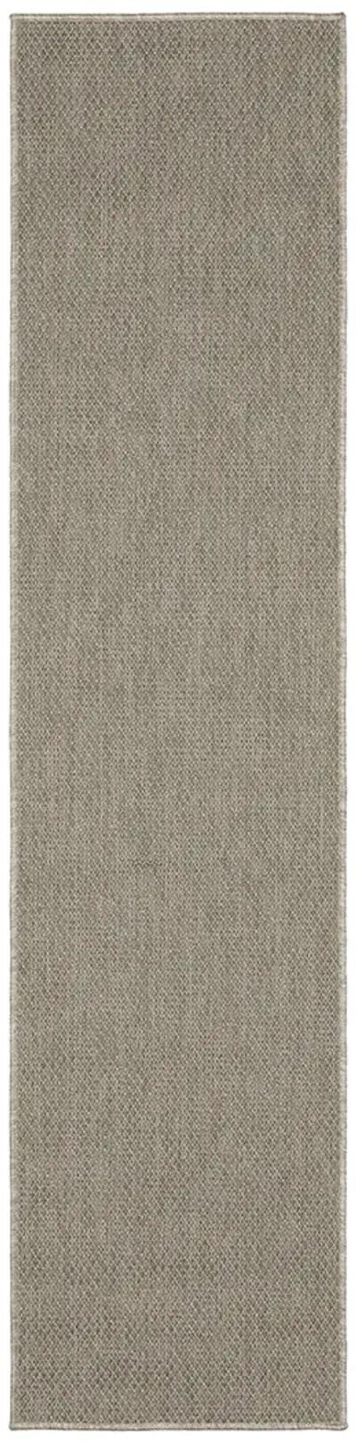 Caicos 1'10" x 7'6" Grey Rug