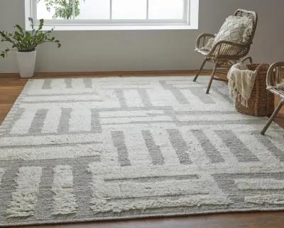 Ashby 8909F Gray/Ivory 2'6" x 8' Rug