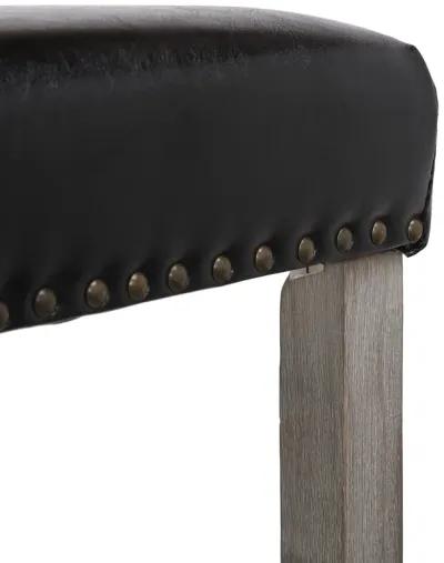 WestinTrends 29" Upholstered Saddle Seat Bar Stool (Set of 2)