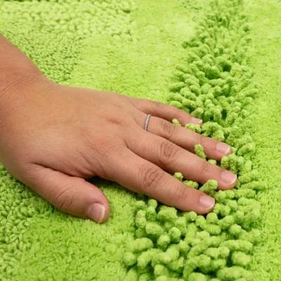 Composition Fiesta Lime 2' x 5' Bath Mat