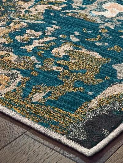 Sedona 3'10" x 5'5" Blue Rug