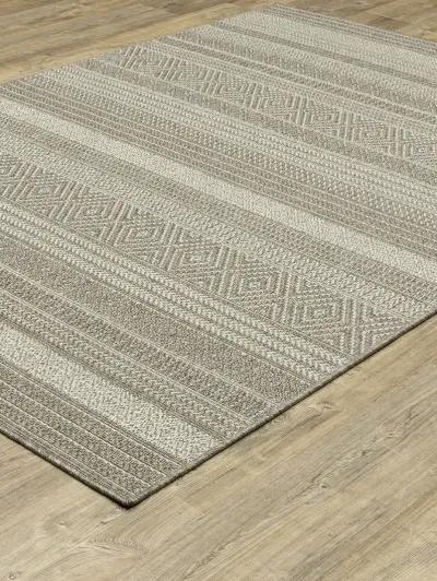 Caicos 7'10" x 10' Grey Rug