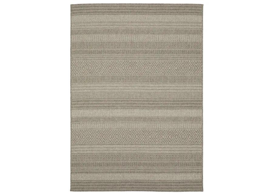 Caicos 7'10" x 10' Grey Rug