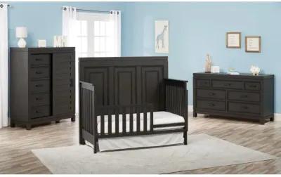 Soho Baby Manchester 4In1 Crib Black Iron