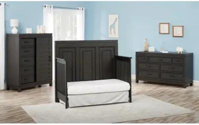 Soho Baby Manchester 4In1 Crib Black Iron