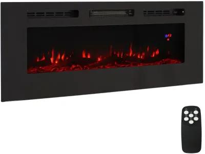 Sunnydaze 50" Sophisticated Hearth Indoor Electric Fireplace