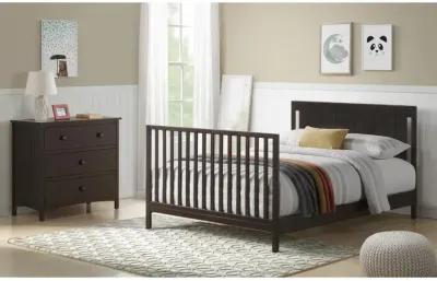 Oxford Baby Lazio 4 In 1 Convertible Crib Espresso