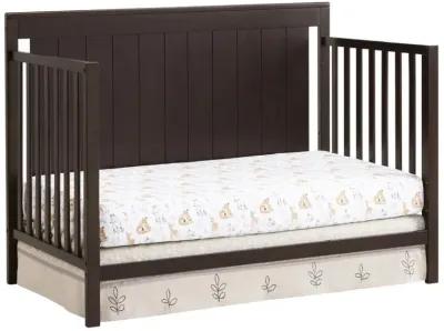 Oxford Baby Lazio 4 In 1 Convertible Crib Espresso