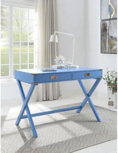 Amenia Writing Desk, Blue Finish 93000