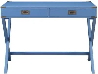 Amenia Writing Desk, Blue Finish 93000