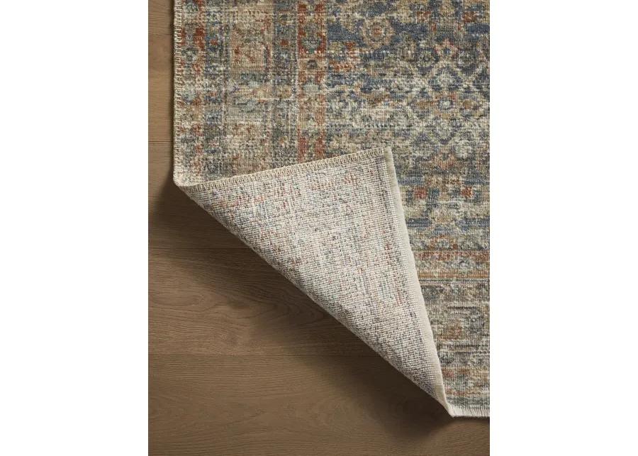 Heritage HER-12 Blue / Rust 8''0" x 10''0" Rug by Patent Pending