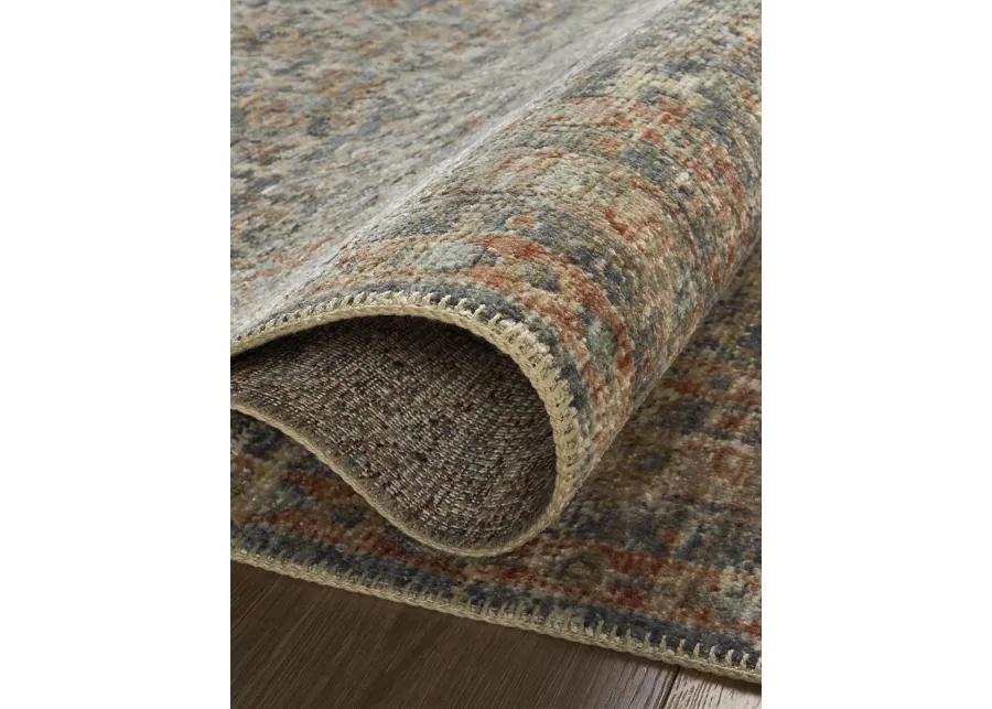 Heritage HER-12 Blue / Rust 8''0" x 10''0" Rug by Patent Pending