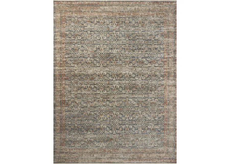 Heritage HER-12 Blue / Rust 8''0" x 10''0" Rug by Patent Pending