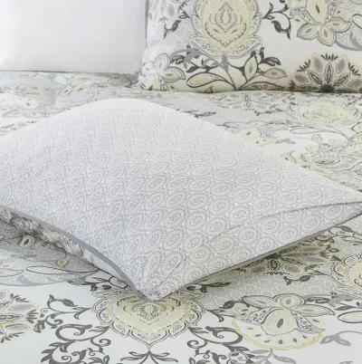 Gracie Mills Leo 8 Piece Reversible Cotton Floral Comforter Set