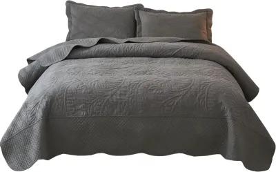 MarCielo 100% Cotton Oversized Bedspread Quilt Set T