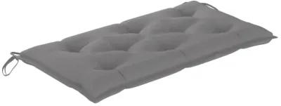 vidaXL Garden Bench Cushion Gray 43.3"x19.6"x2.7" Fabric