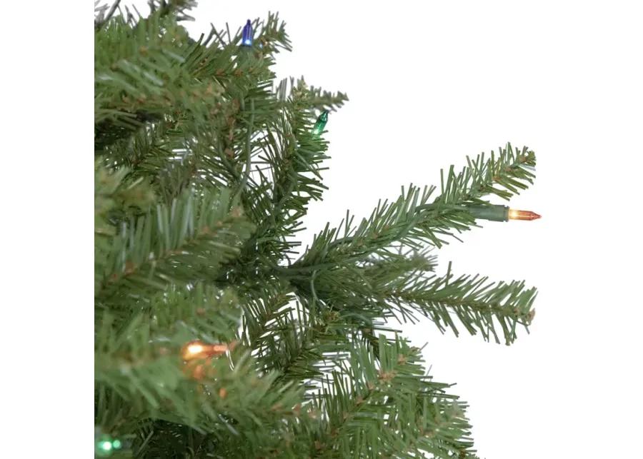 9' Pre-Lit Rockwood Pine Artificial Christmas Tree  Multi Lights