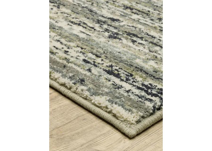 Seneca 6'7" x 9'2" Blue Rug