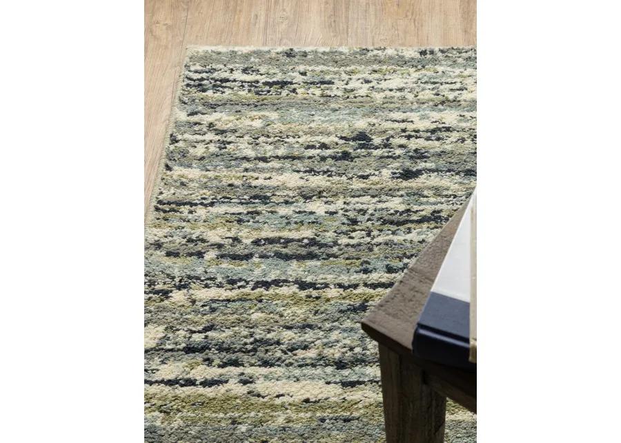 Seneca 6'7" x 9'2" Blue Rug