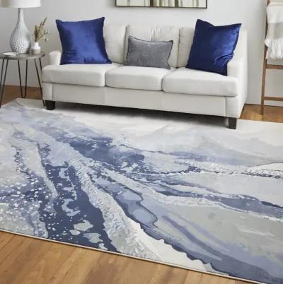 Clio 39K2F Blue/Gray/Ivory 5' x 7'6" Rug