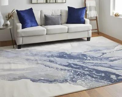 Clio 39K2F Blue/Gray/Ivory 5' x 7'6" Rug