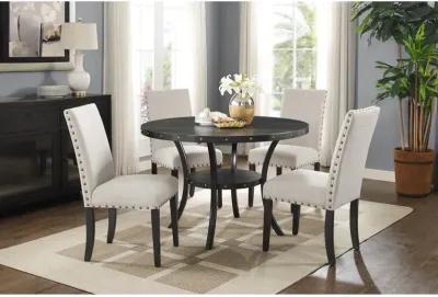 New Classic Furniture Crispin Natural Beige Solid Wood Dining Chair (Set of 6)