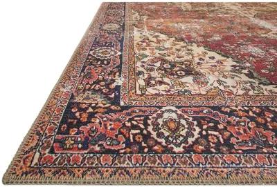 Loren LQ07 Red/Navy 7'6" x 9'6" Rug