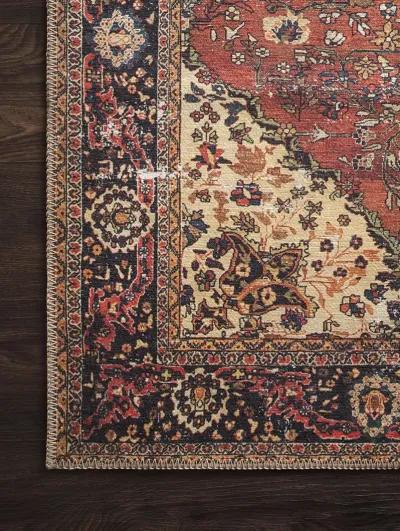 Loren LQ07 Red/Navy 7'6" x 9'6" Rug