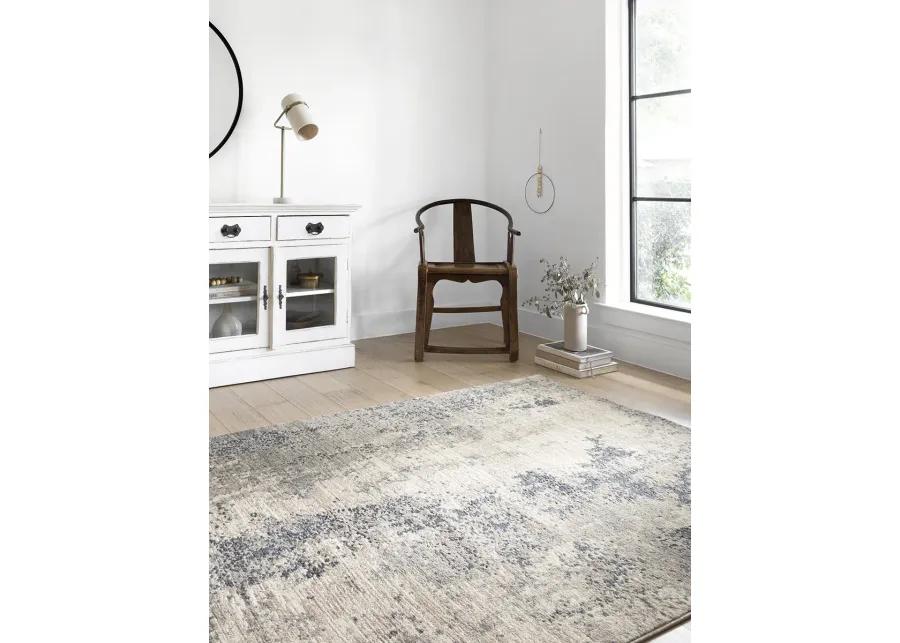 Teagan TEA07 Natural/Denim 3'4" x 5'7" Rug