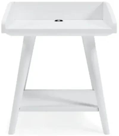 Blariden Accent Table, White