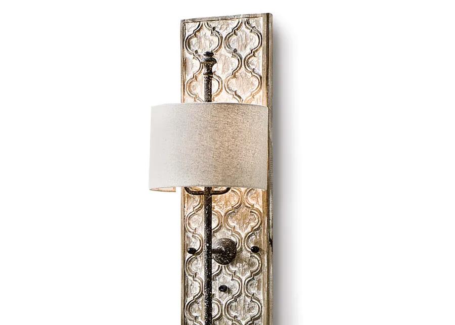 Carved Panel Sconce