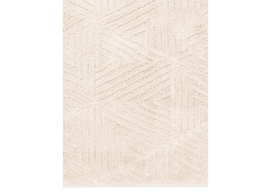 Calix By Nikki Chu Ziazan White 10' x 14' Rug