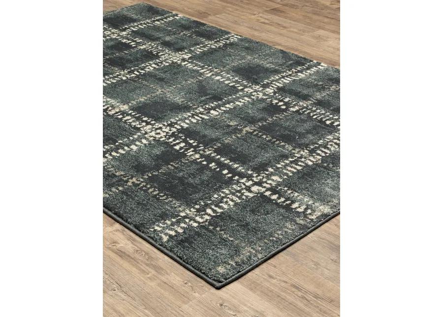 Carson 5'3" x 7'3" Blue Rug