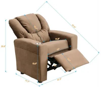 Children's Furniture Set with Chair, Couch, and Recliner